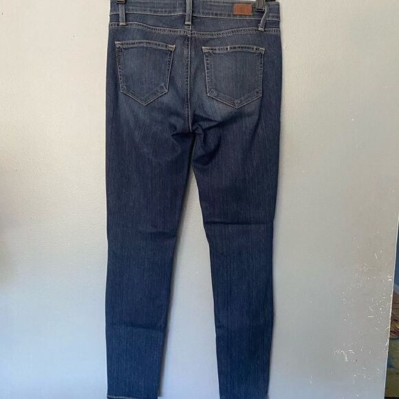 PAIGE VERDUGO ANKLE  DISTRESSED JEANS - Picture 5 of 9